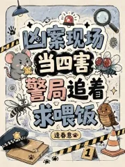 《凶案现场当四害,警局追着求喂饭》小说封面